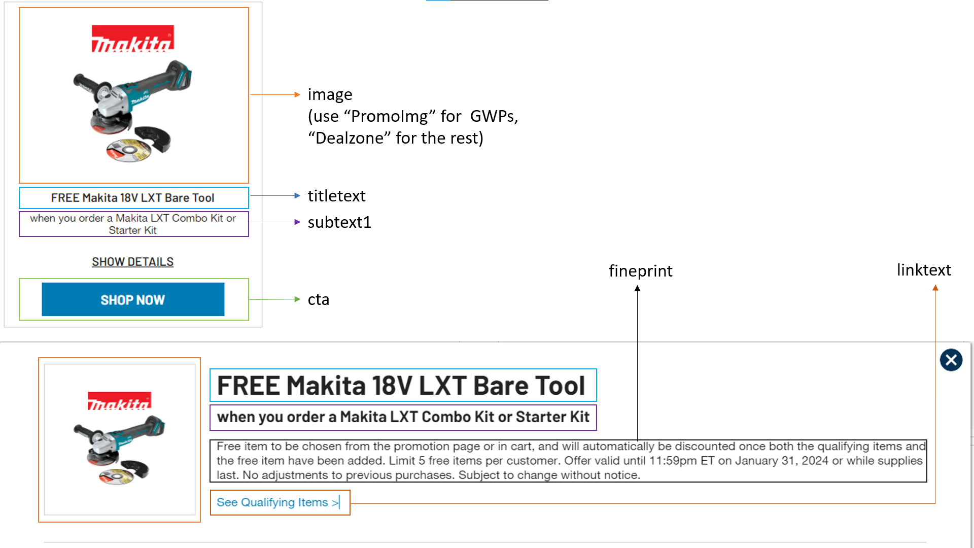 Deal Zone Promo Content